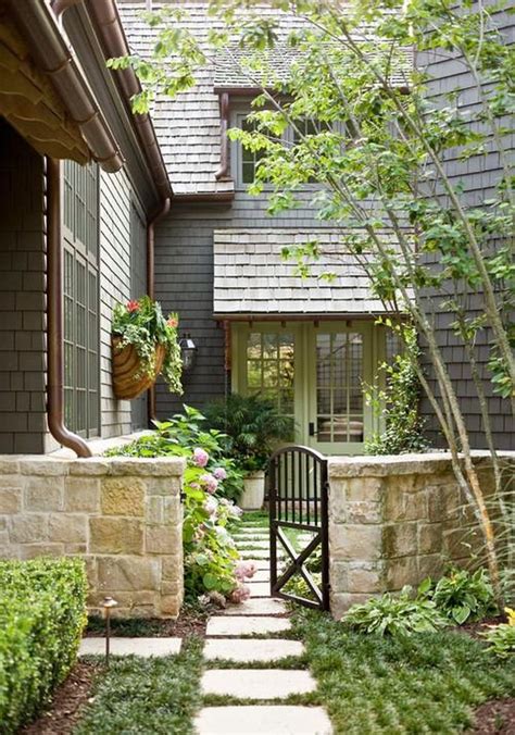 10 Ways To Bring Charm To Your Homes Exterior Courtyard Design