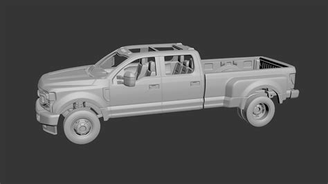 Ford F 350 Dually 2022 3d Model 3d Printable Cgtrader