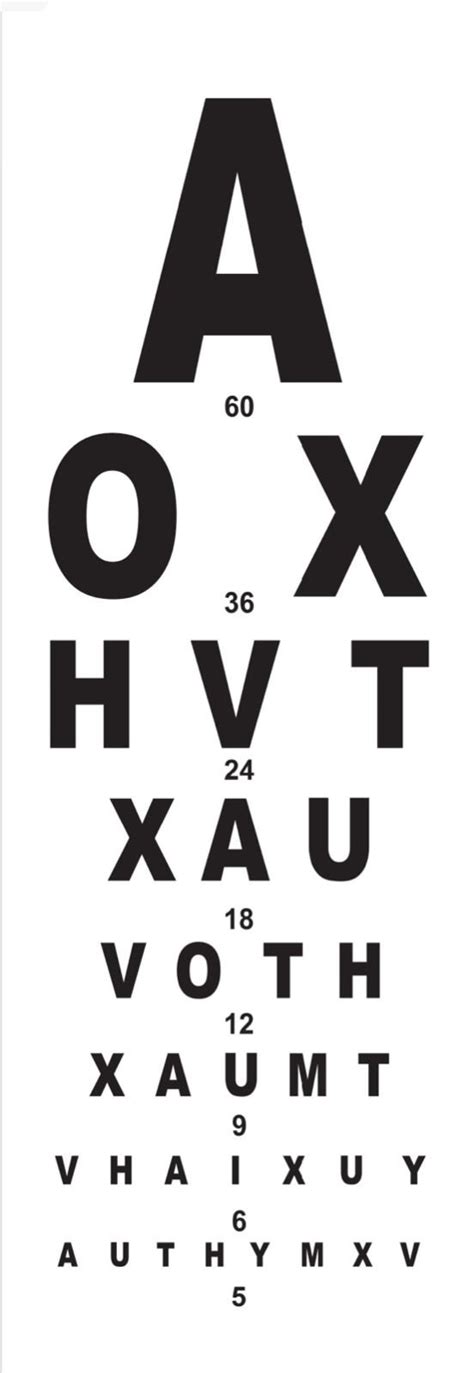 Printable Eye Test Charts PrintableTemplates OFF