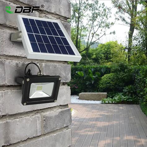 Aliexpress Com Buy Outdoor Solar Powered Led Flood Light W With M Wire Ma Battery For