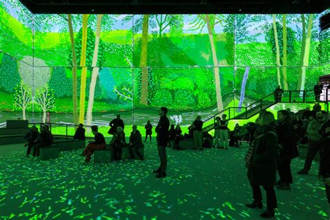 the unfortunate spectacle of the david hockney immersive experience artreview