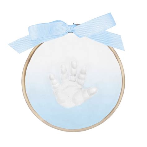 Ombre Claydough Handprint Blue Child To Cherish