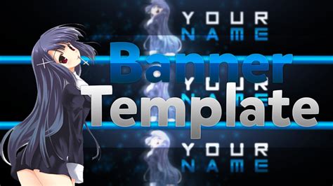 Anime Banner Template 2 Youtube