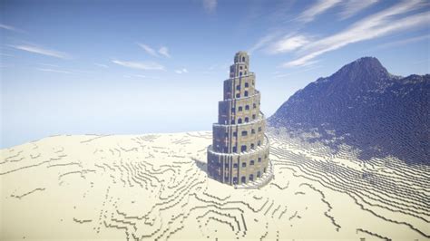 Spiral Tower Of Babylon Minecraft Project