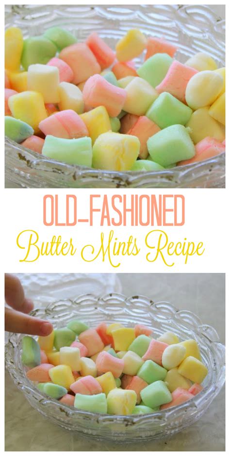 Old Fashioned Butter Mints Old Fashioned Butter Mints Recipe Candy