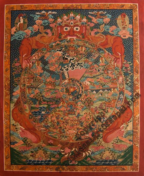 Wheel Of Life Thangka Design 2