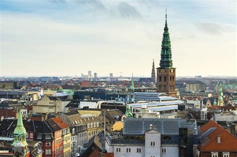 Skyline Copenhagen Denmark Billeder På Lærred Til Alle Miljøer