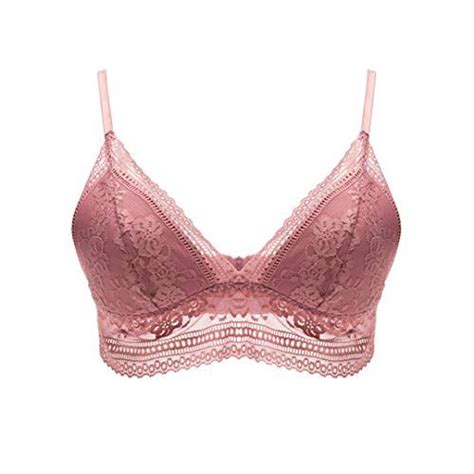 Silriver Silk Womens Lace Wireless Bralette With Soft Silk Cup Light Padded Bra Silriver In