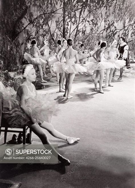 Ballerina Galina Ulanova Resting Lazarev Leonid 1937 Superstock