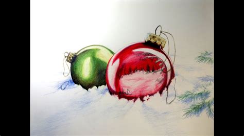 Christmas Ornaments Drawing Time Lapse 6 Youtube