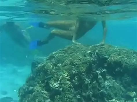 Katja Has Sex Underwater In The Tropical Waters Near Bora Bora