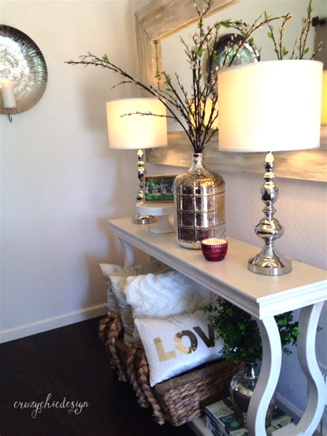 Styling A Console Table Create Height And Balance With