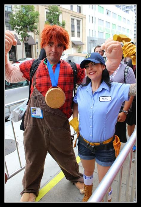 Disney's pocahontas, wonder woman, oswin from doctor who it's that time of year again…when ghouls and goblins come. wreck-it-ralph-fix-it-felix-couples-costume.jpg (700×1025) | Couples costumes, Wreck it ralph ...