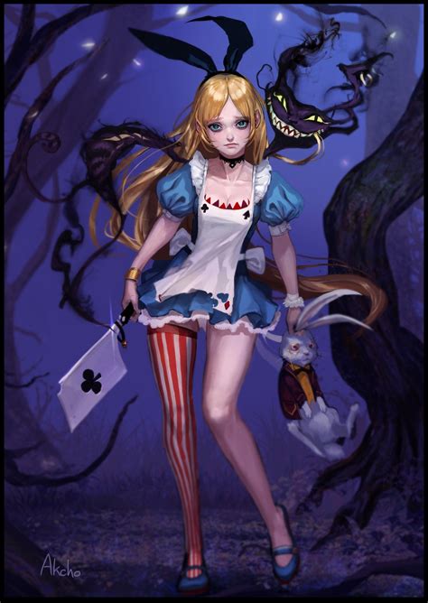 Anime Alice In Wonderland Wallpaper Hd Ajor Png