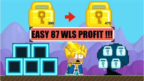 Growtopia How To Get Rich With Glowy Blocks Easy Youtube