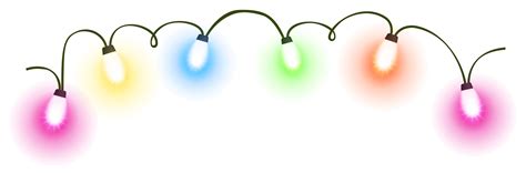 Transparent Christmas Lights Clipart 2 Clipartix
