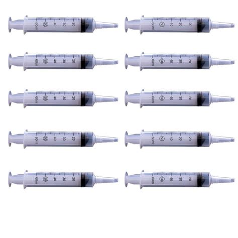 60ml Sterile Catheter Tip Syringe With Covers 10 India Ubuy