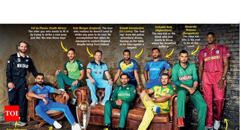 Icc World Cup 2019 Captains Photoshoot Icc World Cup 2019 England
