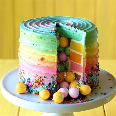 Rainbow Candy Surprise Cake Cooking Tv Recipes