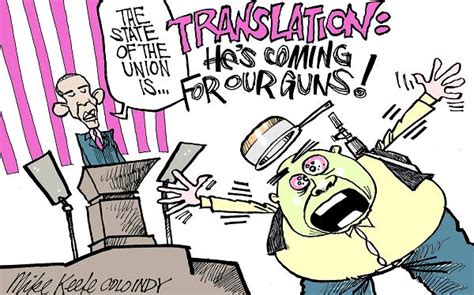 State Of The Union Mike Keefe Political Cartoon 01132016