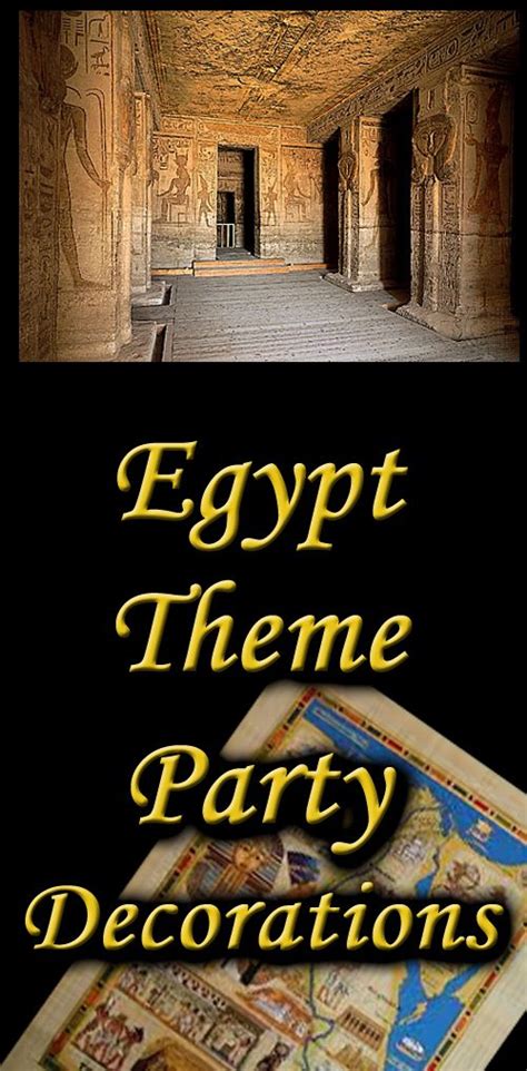 Place a rippling length of water patterned gossamer in front of an egyptian background to extend the nile. Ancient Egypt Theme Party Decorating Ideas | Egyptian ...