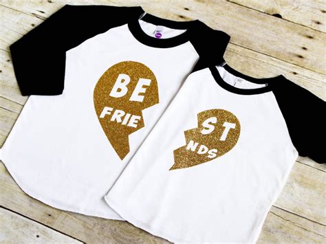 Best Friend Shirts Bff Shirts Besties By Pineapplepancakekids