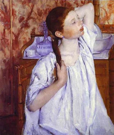 Mary Cassatt Girl Arranging Her Hair