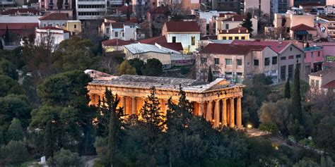 Acropolis And Parthenon From The Philopappos Hill Athens Anshar Images