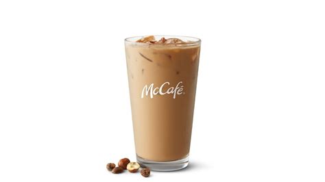 Medium Iced Hazelnut Coffee In Mcdonalds Prices In The States