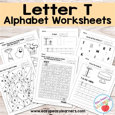 Letter T Worksheets Worksheets Library