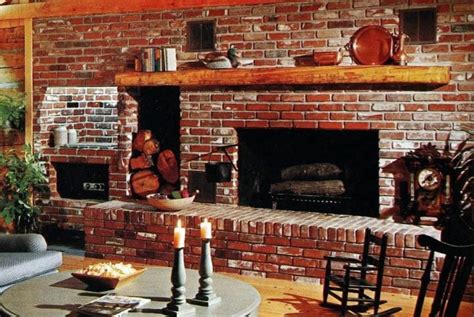 Vintage Articles And More Tagged Brick Fireplaces At Click Americana