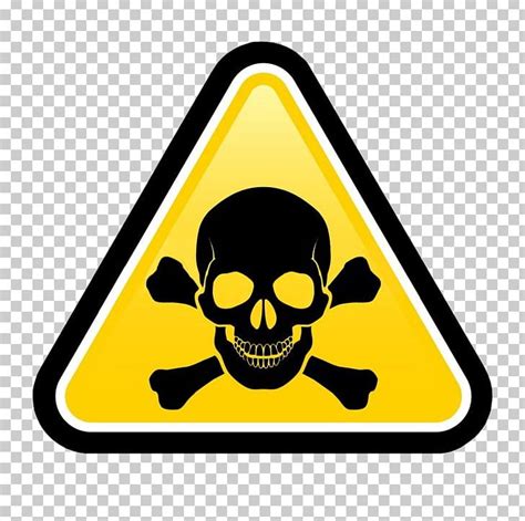Skull And Crossbones Hazard Warning Sign Png Clipart Clip Art Danger