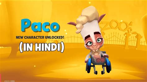Paco New Character Zooba Hindi Gameplay Youtube