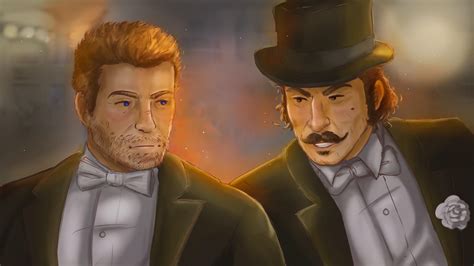 Fan Art Of Arthur And Dutch Refrenced A Screenshot From My Favourite