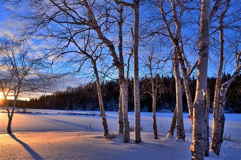 Free Image On Pixabay Winter Landscape Sunset Twilight