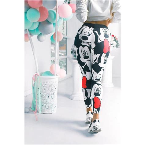 Mickey Mouse Leggings Minnie Mouse Yoga Hose Disney Gym Etsy