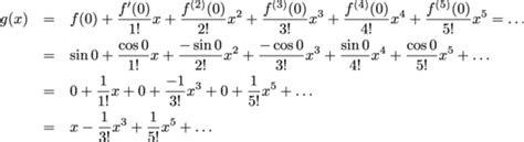 Taylor And Maclaurin Series Examples