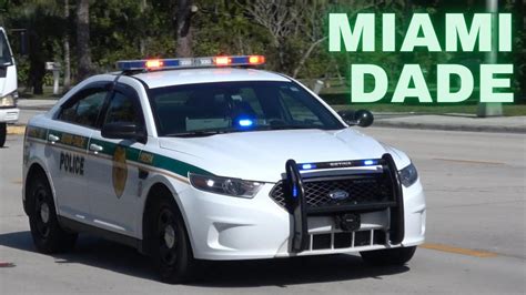 Miami Dade Police Car Responding To An Emergency Youtube