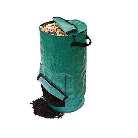 Mrgarden Gardening Lawn And Leaf Bags Collapsible Canvas Portable
