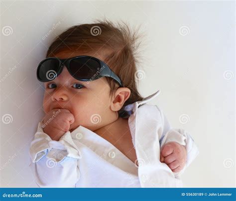 Baby Boy With Sunglasses Stock Image Image Of Cheerful 55630189