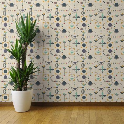 Mid Century Modern Wallpaper Retro Wallpaper 2019 Top 10