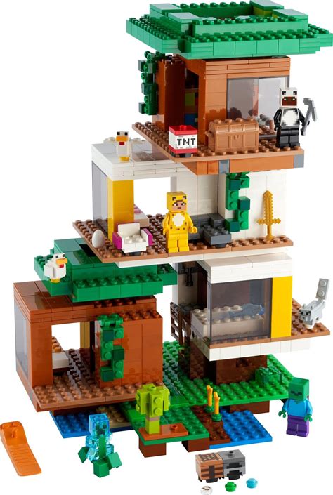 Lego 21174 Minecraft The Modern Treehouse Brickeconomy