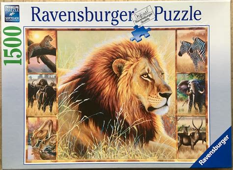1500 Ravensburger African Adventure Cynthie Fisher Rare Puzzles