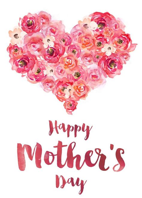 Free Printable Mothers Day Cards Templates
