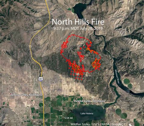 Mt Wildfires Map