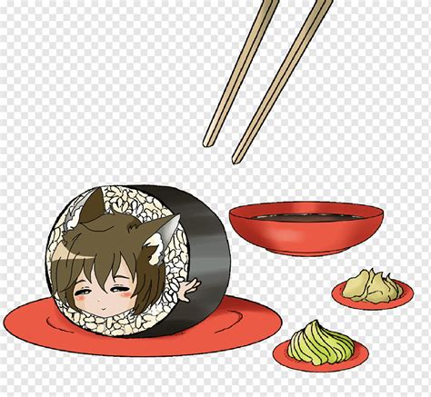 Sushi Chibi Cuisine Anime Manga Sushi Comida Manga Chibi Png Pngwing