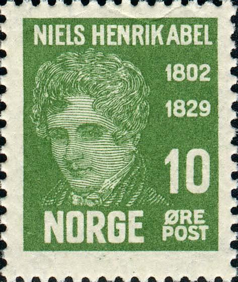 Filestamps Of Norway 1929 Niels Henrik Abel1 Wikimedia Commons