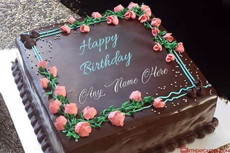 They will love it when they see their name and photo on beautiful birthday cake images. Write Name Wishes on Flowers and Chocolate Cakes in 2020 | Beautiful birthday cakes, Cake, Cake name