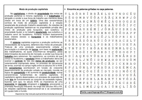 Caça Palavras De Sociologia