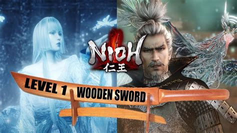 Nioh Level 1 Wooden Sword Only No Buffsthrowables Nobunaga